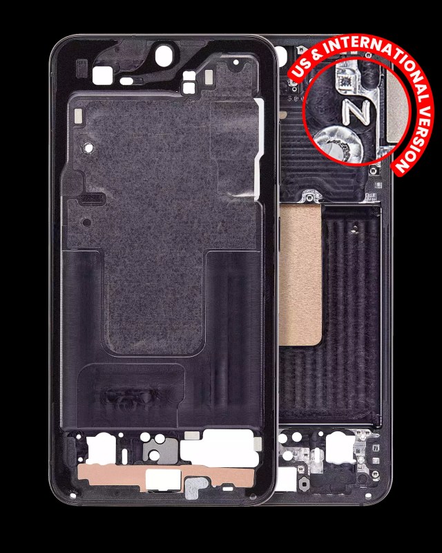 Frame centrale per Samsung Galaxy S23 5G (US e International Version) (Phantom Nero)