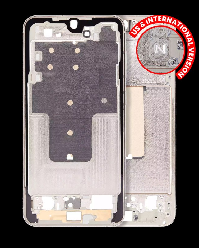 Frame centrale per Samsung Galaxy S23 Plus 5G (US e International Version) (Cream)