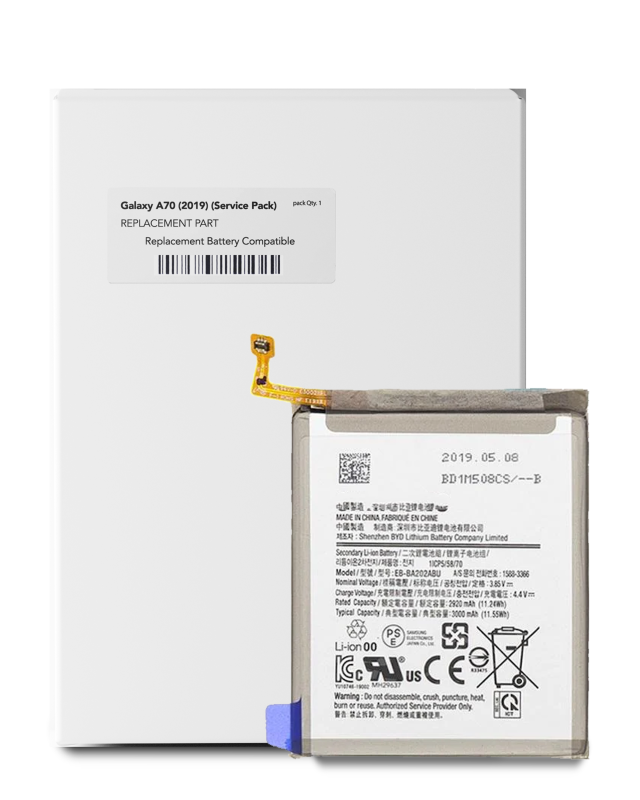 Batteria di ricambio per Samsung Galaxy A20e (A202 / 2019) (Service Pack)