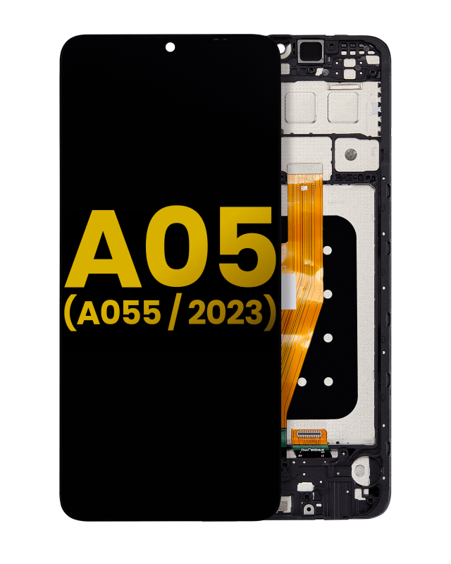 Display LCD completo con Frame per Samsung Galaxy A05 (A055 / 2023) (Refurbished) (tutti i colori)