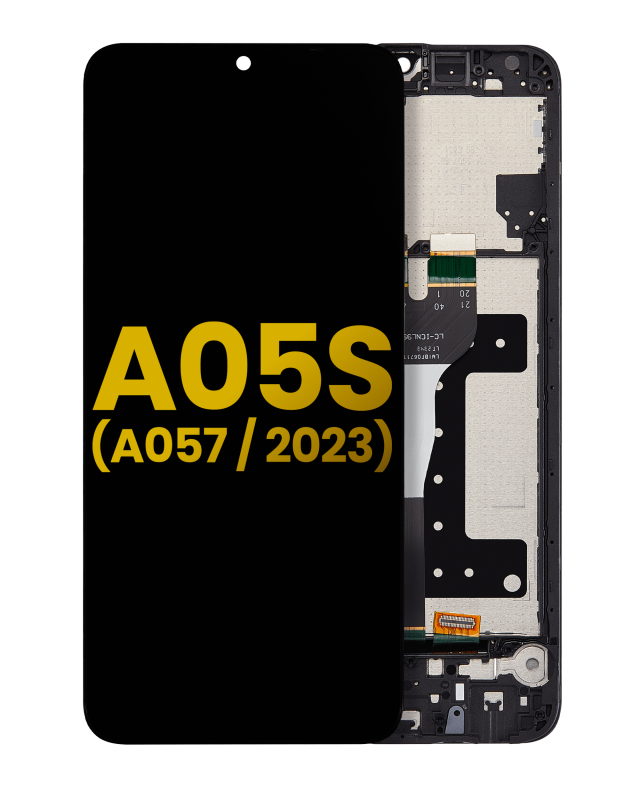 Display LCD completo con Frame per Samsung Galaxy A05s (A057 / 2023) (Refurbished) (tutti i colori)