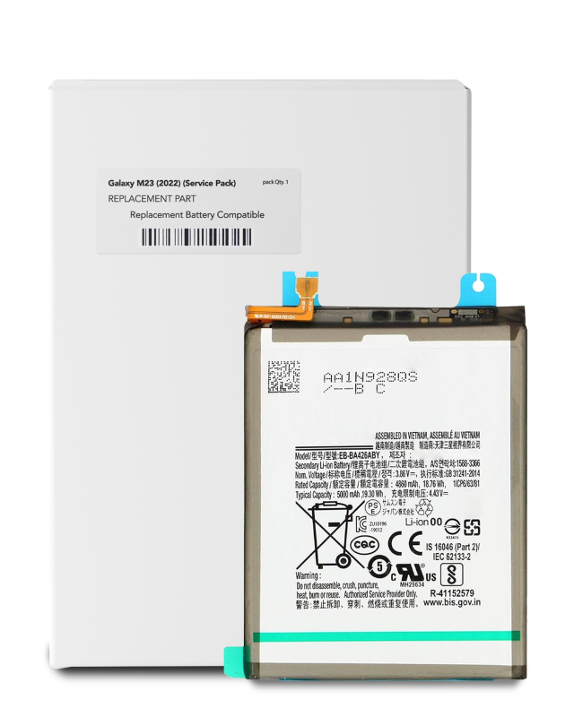 Batteria di ricambio per Samsung Galaxy M23 (M236 / 2022) (Service Pack)