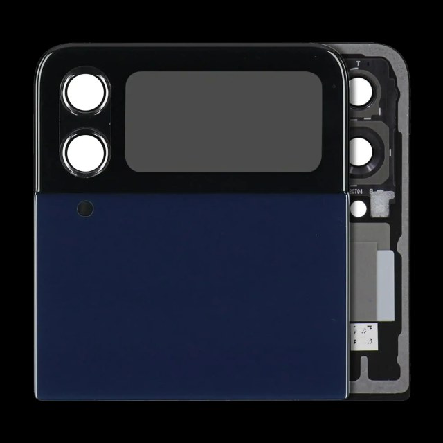 Outer Display OLED completo per Samsung Galaxy Z Flip 4 5G (Service Pack) (Navy)