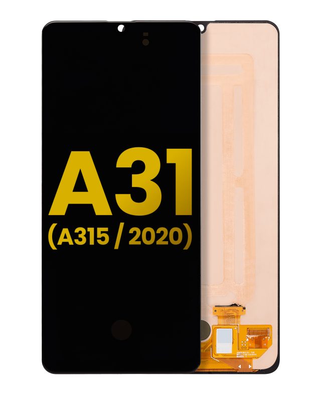 Display OLED completo senza Frame per Samsung Galaxy A31 (A315 / 2020) (Refurbished) (tutti i colori)