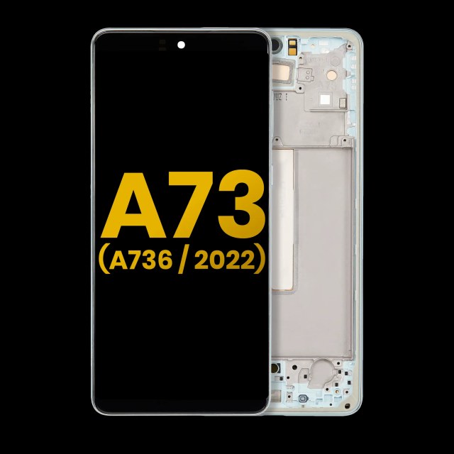 Display OLED completo con Frame per Samsung Galaxy A73 5G (A736 / 2022) (Refurbished) (Mint)