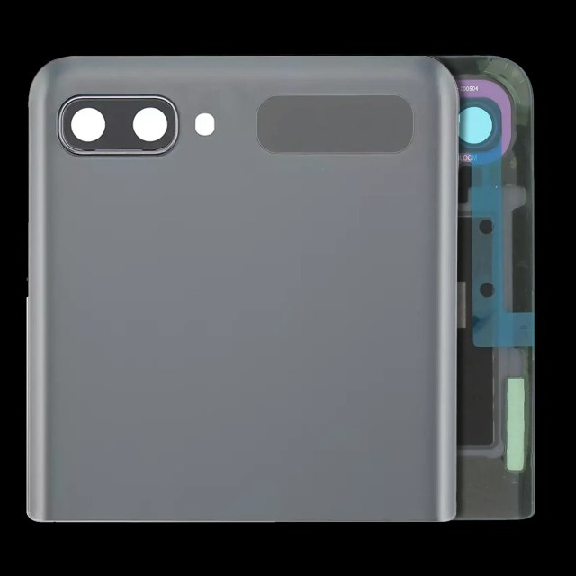 Outer Display OLED completo con Frame per Samsung Galaxy Z Flip 4G (F700) / Z Flip 5G (F707) (Service Pack) (Mystic Grigio)