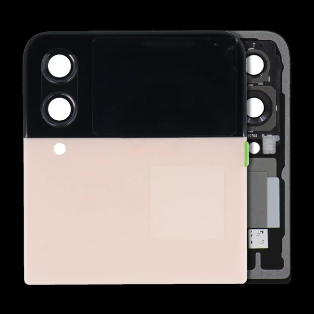 Outer Display OLED completo per Samsung Galaxy Z Flip 4 5G (Service Pack) (Rosa Oro)