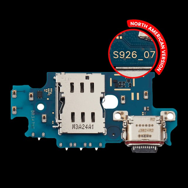 Connettore di ricarica Scheda con Sim Card Reader per Samsung Galaxy S24 Plus 5G (S926U) (US Version) (Premium)