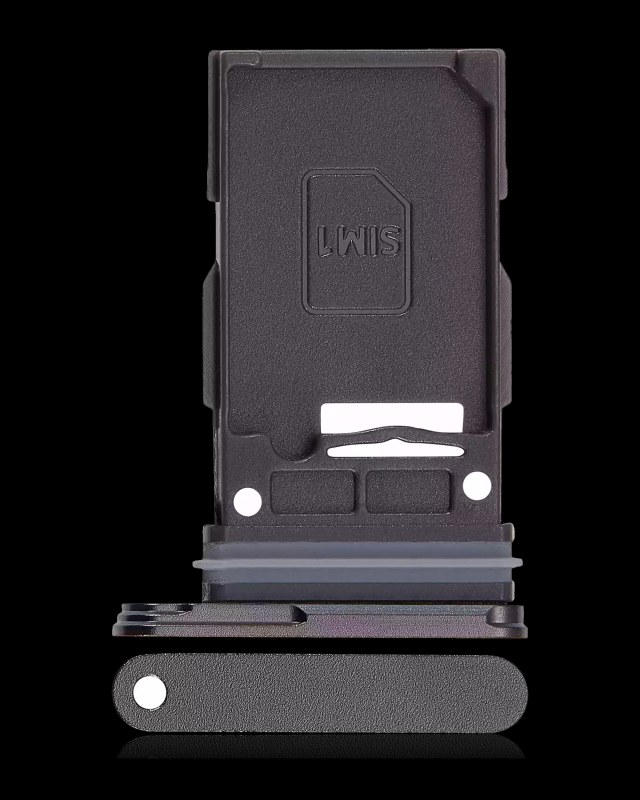Carrellino SIM singola per Samsung Galaxy S24 Ultra 5G (Titanio Nero)