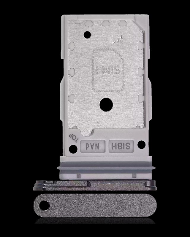 Carrellino doppia SIM per Samsung Galaxy S24 Ultra 5G (Titanio Nero)