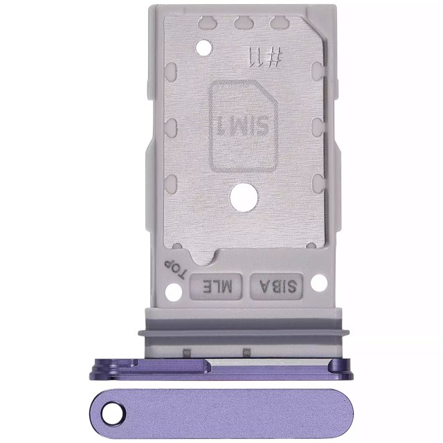 Carrellino doppia SIM per Samsung Galaxy S24 5G / S24 Plus 5G (Cobalt Violet)