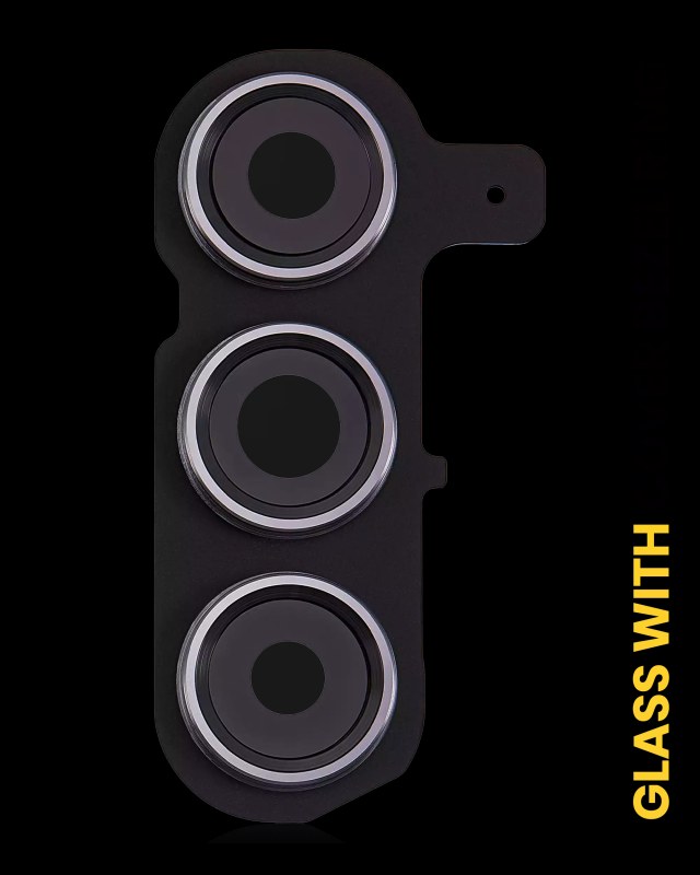 Lente fotocamera posteriore con Cover Cornice Ring per Samsung Galaxy S24 Plus 5G (Onyx Nero)