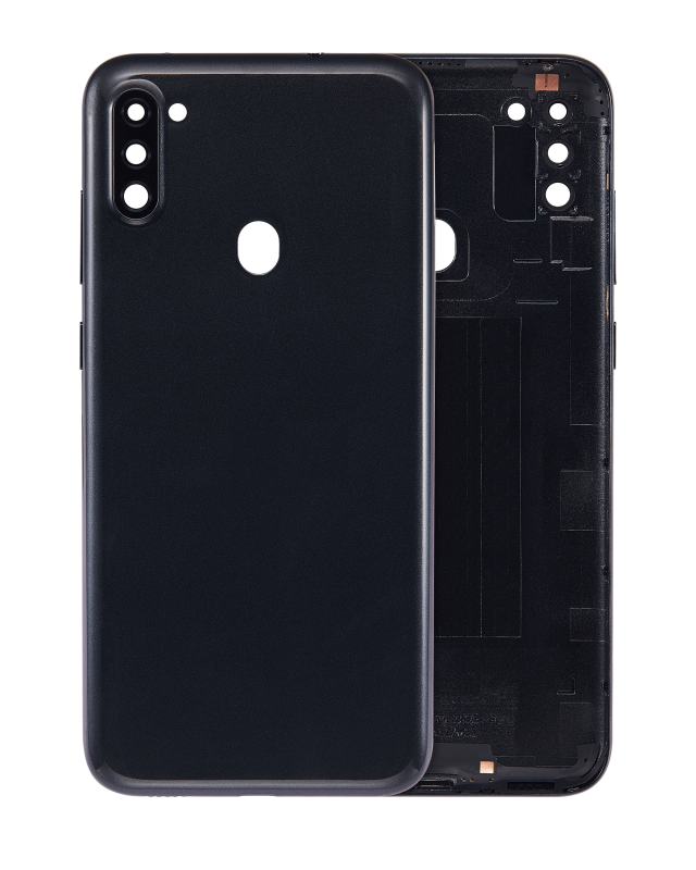 Cover posteriore con Vetro fotocamera per Samsung Galaxy A11 (A115 / 2020) (International Version) (Nero)