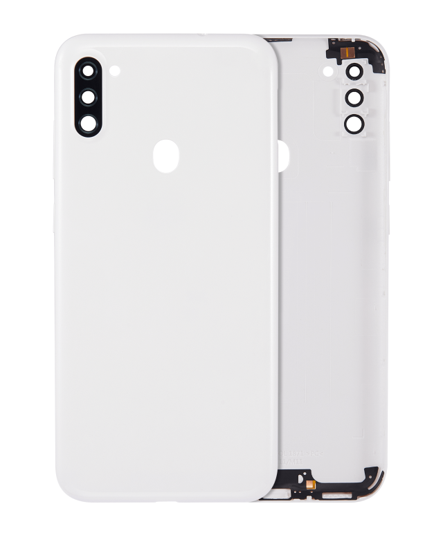 Cover posteriore con Vetro fotocamera per Samsung Galaxy A11 (A115 / 2020) (International Version) (Bianco)
