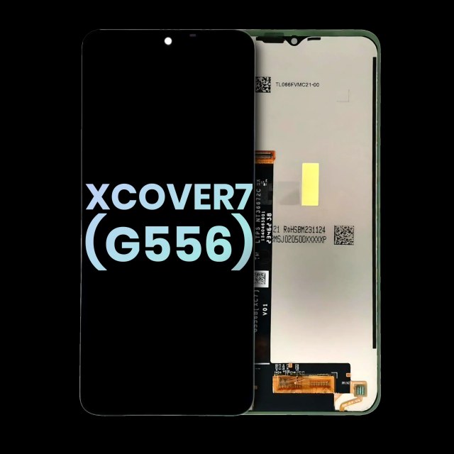 Display OLED completo senza Frame per Samsung Galaxy Xcover7 5G (G556) (Service Pack) (Nero)