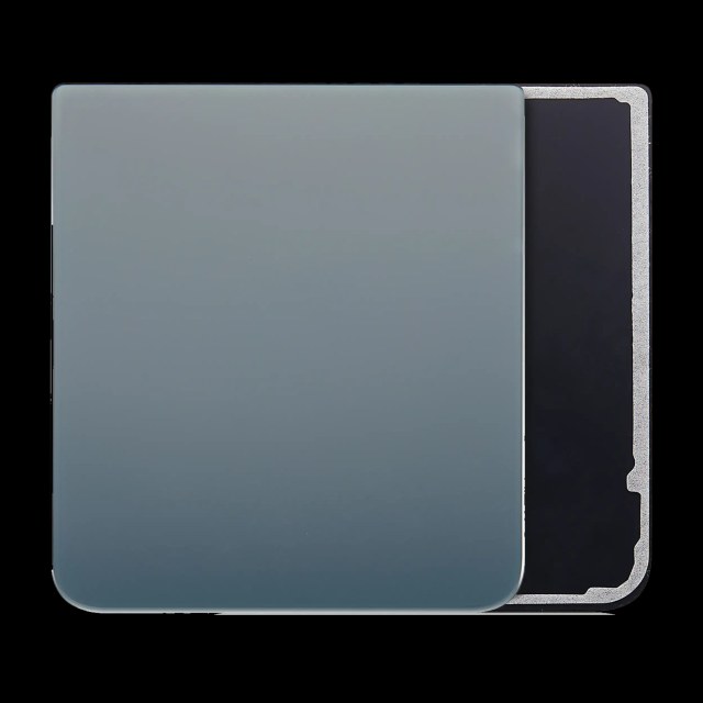 Bottom vetro cover posteriore per Samsung Galaxy Z Flip 3 5G (Service Pack) (Verde)