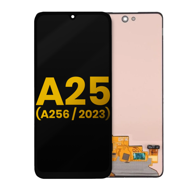 Display OLED completo senza Frame per Samsung Galaxy A25 5G (A256 / 2023) (Refurbished) (tutti i colori)