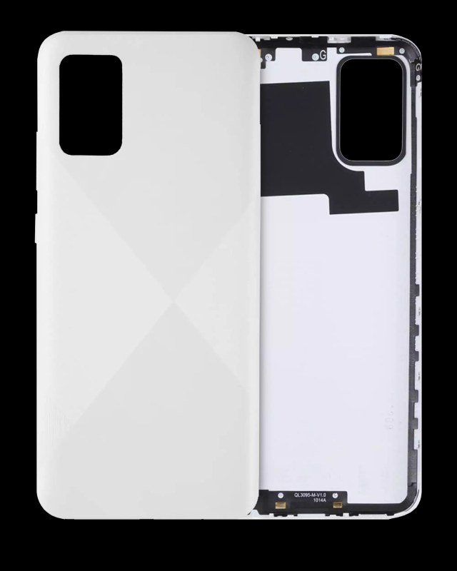 vetro cover posteriore per Samsung Galaxy A02S (A025 / 2020) (Service Pack) (Bianco)