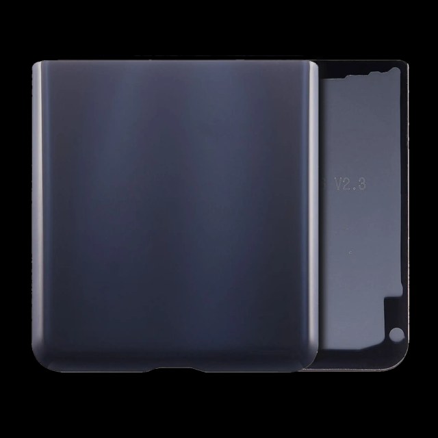 Bottom vetro cover posteriore per Samsung Galaxy Z Flip 5 (Service Pack) (Grafite)