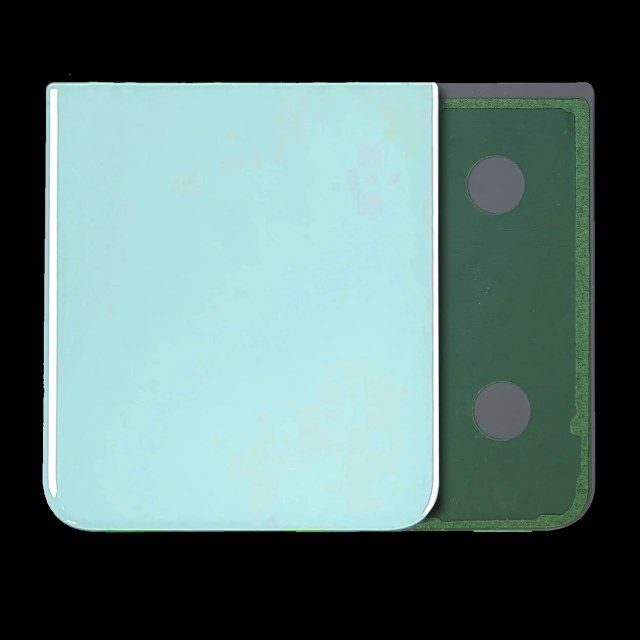Bottom vetro cover posteriore per Samsung Galaxy Z Flip 5 (Service Pack) (Mint)
