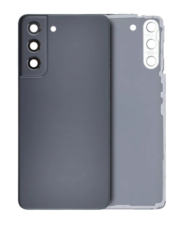 vetro cover posteriore con Vetro fotocamera per Samsung Galaxy S21 FE (Service Pack) (Grafite)