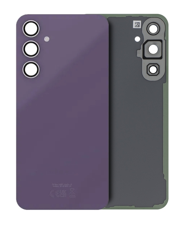 vetro cover posteriore con Vetro fotocamera per Samsung Galaxy S23 FE (Service Pack) (Viola)