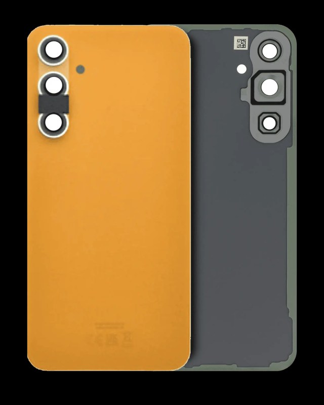 vetro cover posteriore con Vetro fotocamera per Samsung Galaxy S23 FE (Service Pack) (Tangerine)