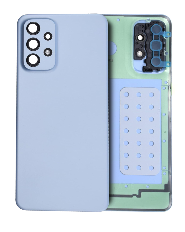 vetro cover posteriore per Samsung Galaxy A23 5G (A236 / 2022) (Service Pack) (Blu)