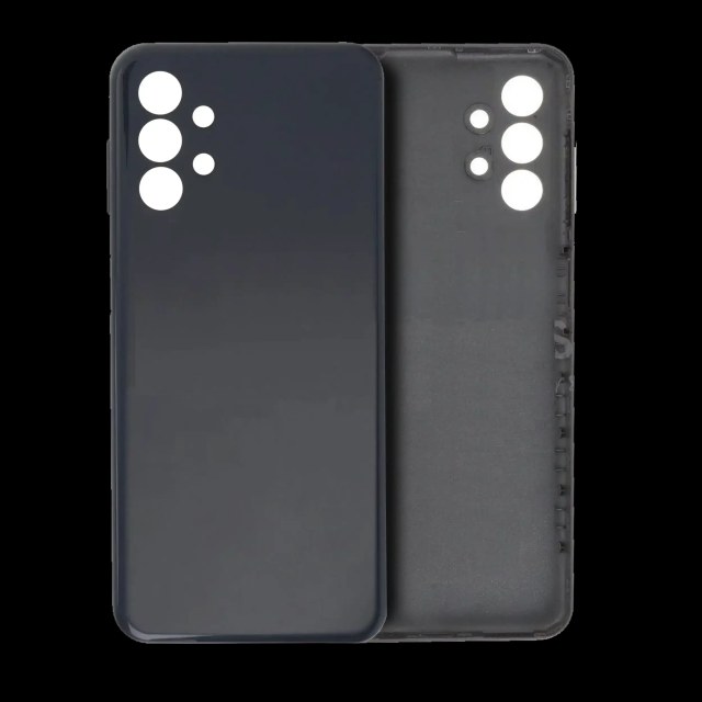 vetro cover posteriore per Samsung Galaxy A13 4G (A135 / 2022) (Service Pack) (Nero)