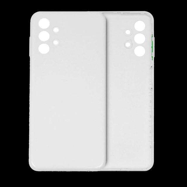 vetro cover posteriore per Samsung Galaxy A13 4G (A135 / 2022) (Service Pack) (Bianco)