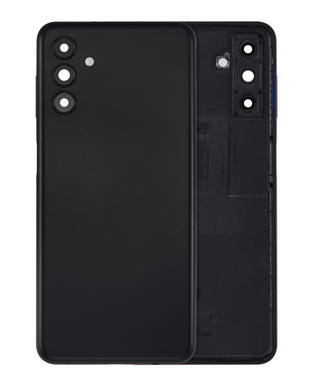 vetro cover posteriore con Vetro fotocamera per Samsung Galaxy A13 5G (A136 / 2021) (Service Pack) (Nero)