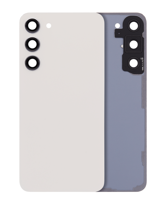 vetro cover posteriore con Vetro fotocamera per Samsung Galaxy S23 Plus (Service Pack) (Cream)