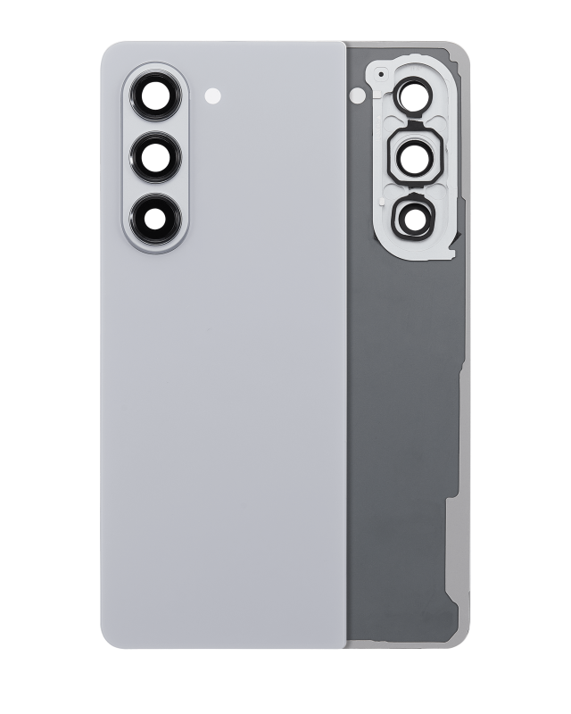vetro cover posteriore con Vetro fotocamera per Samsung Galaxy Z Fold 5 (Service Pack) (Grigio)
