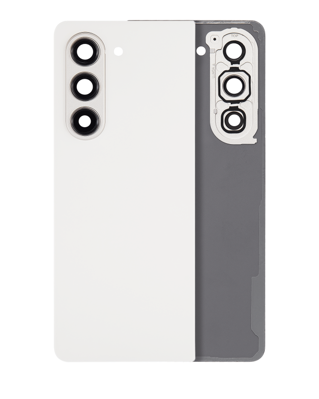 vetro cover posteriore con Vetro fotocamera per Samsung Galaxy Z Fold 5 (Service Pack) (Cream)