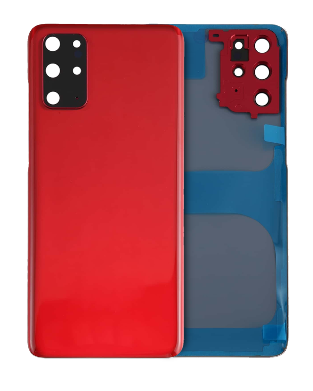 vetro cover posteriore con Vetro fotocamera per Samsung Galaxy S20 Plus (Service Pack) (Aura Rosso)