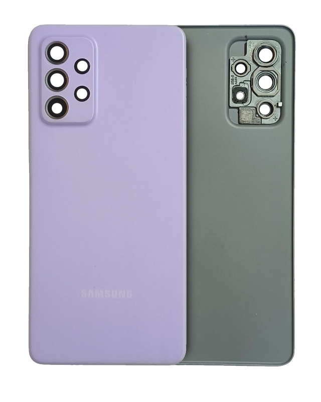 vetro cover posteriore con Vetro fotocamera per Samsung Galaxy A52 5G (A526 / 2021) (Service Pack) (Awesome Violet)