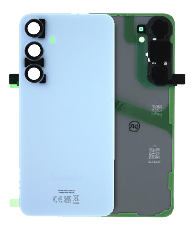 vetro cover posteriore con Vetro fotocamera per Samsung Galaxy S24 Plus (Service Pack) (Sapphire Blu)
