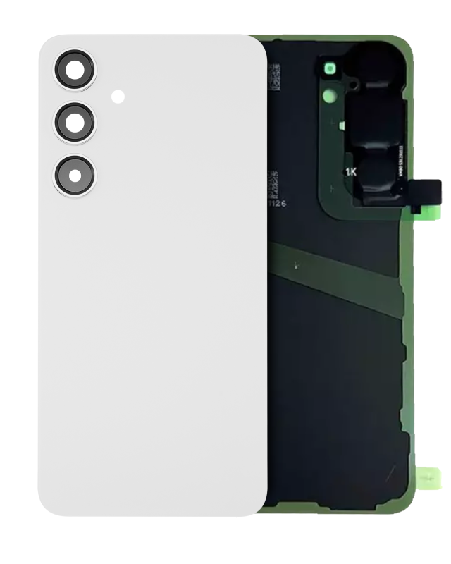 vetro cover posteriore con Vetro fotocamera per Samsung Galaxy S24 (Service Pack) (Marble Grigio)