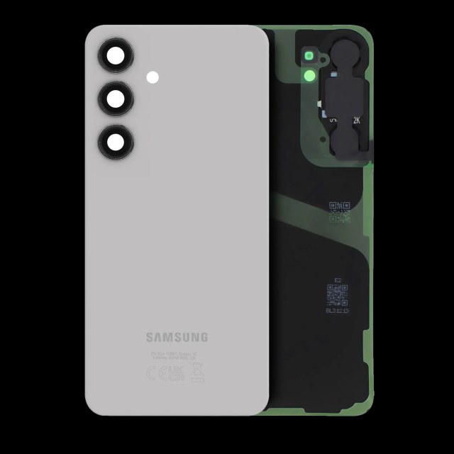 vetro cover posteriore con Vetro fotocamera per Samsung Galaxy S24 Plus (Service Pack) (Marble Grigio)