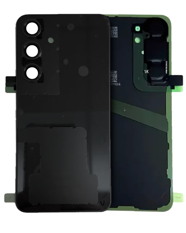 vetro cover posteriore con Vetro fotocamera per Samsung Galaxy S24 (Service Pack) (Onyx Nero)