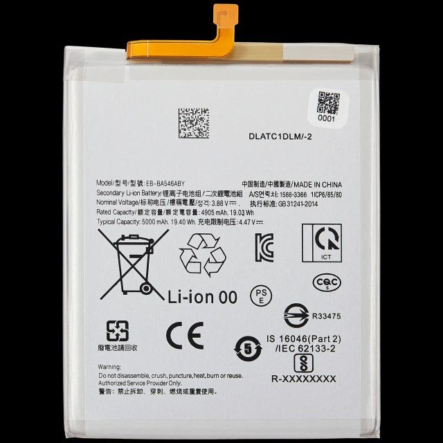 Batteria di ricambio per Samsung Galaxy A34 (A346 / 2023) / A54 5G (A546 / 2023)