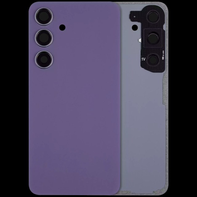 vetro cover posteriore con Vetro fotocamera per Samsung Galaxy S24 5G (No Logo) (Cobalt Violet)