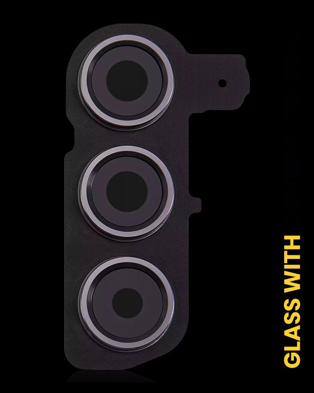 Lente fotocamera posteriore con Cover Cornice Ring per Samsung Galaxy S24 5G (Onyx Nero)
