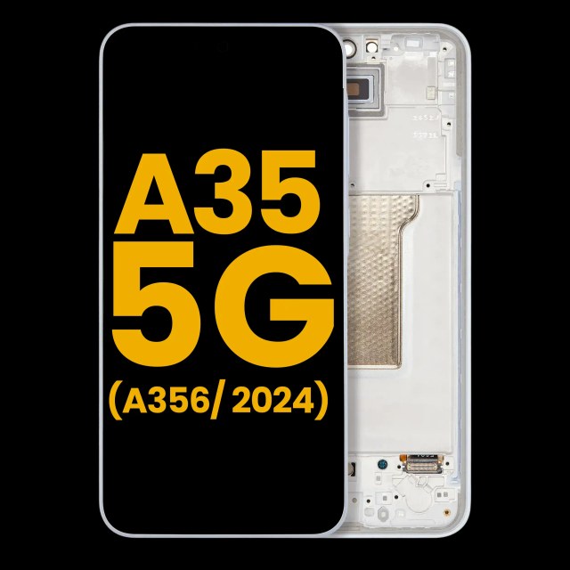 Display OLED completo con Frame per Samsung Galaxy A35 5G (A356 / 2024) (Refurbished) (Iceblue)