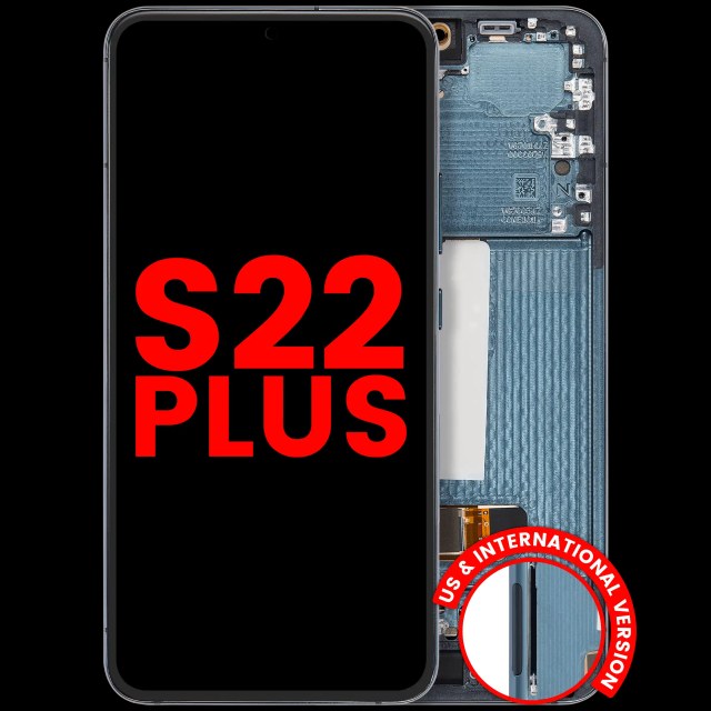 Display OLED completo con Frame per Samsung Galaxy S22 Plus 5G (US e International Version) (Verde)