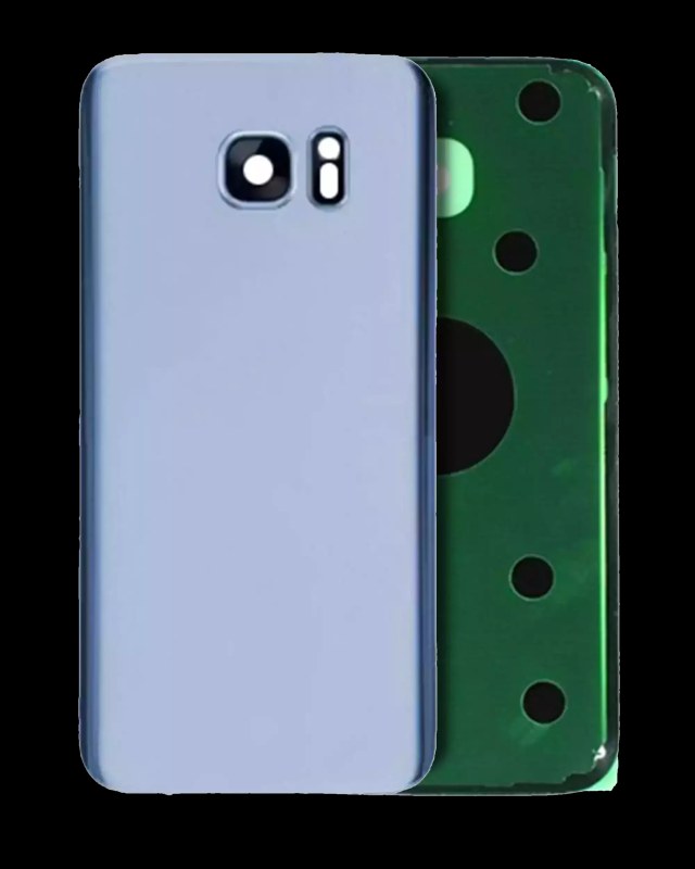 vetro cover posteriore per Samsung Galaxy S7 Edge (Service Pack) (Blu)