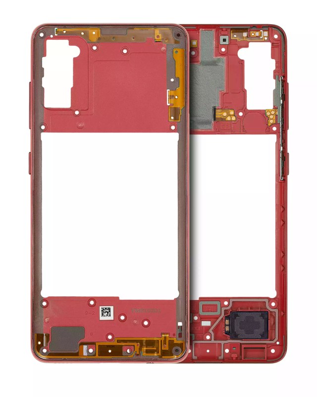 Frame centrale per Samsung Galaxy A41 (A415 / 2020) (Prism Crush Rosso)