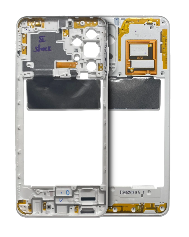 Frame centrale per Samsung Galaxy A22 4G (A225 / 2021) (Bianco)