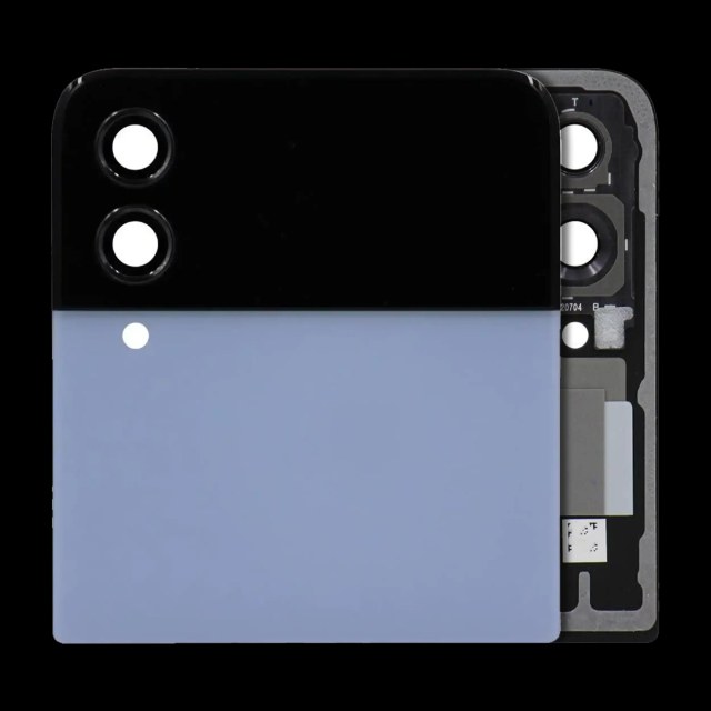 Outer Display OLED completo per Samsung Galaxy Z Flip 4 5G (Refurbished) (Blu)