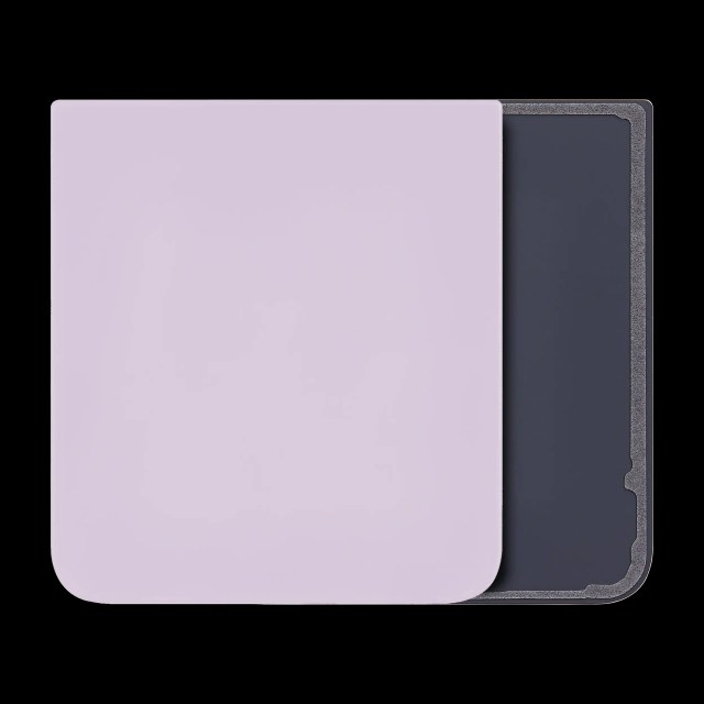 Bottom vetro cover posteriore per Samsung Galaxy Z Flip 5 (Service Pack) (Lavanda)